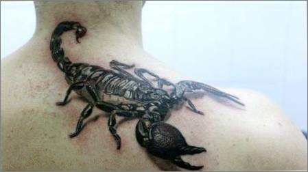 Ko tetovējums ar skorpioniem un to, ko viņi notiek?