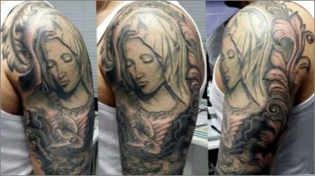 Tattoo Jaunava Mary 